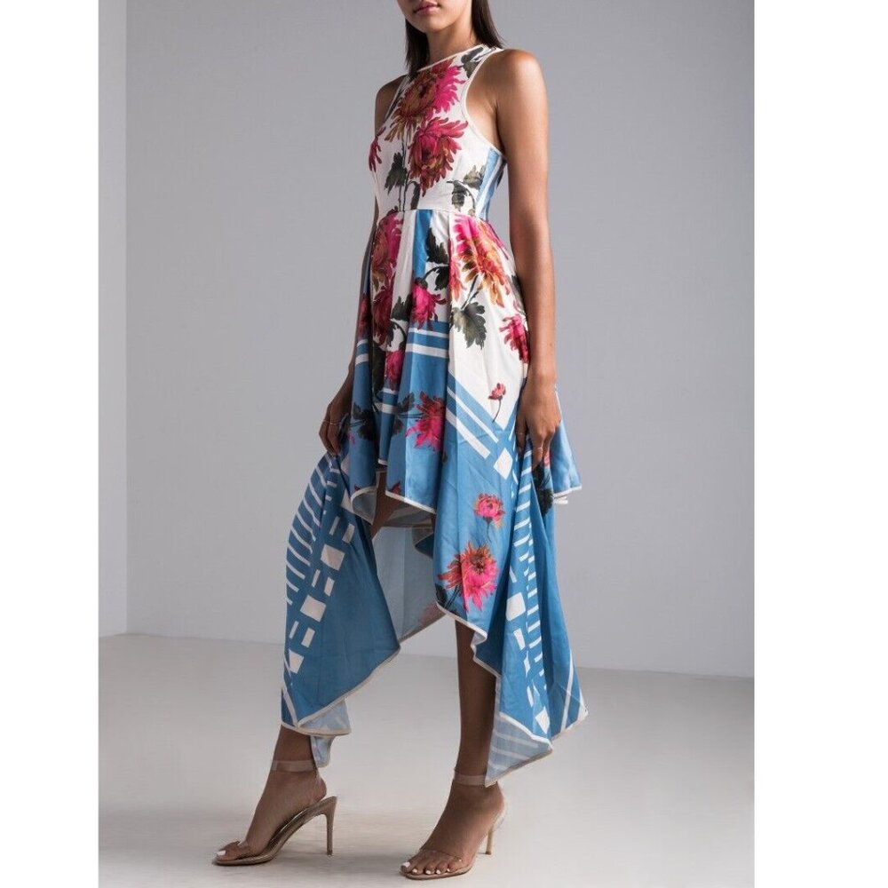 AKIRA Floral High Low Dress with Pockets
